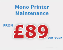 mono printer maintenance Yorkshire